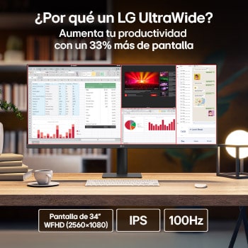 Monitor LG UltraWide 34" WFHD 100Hz